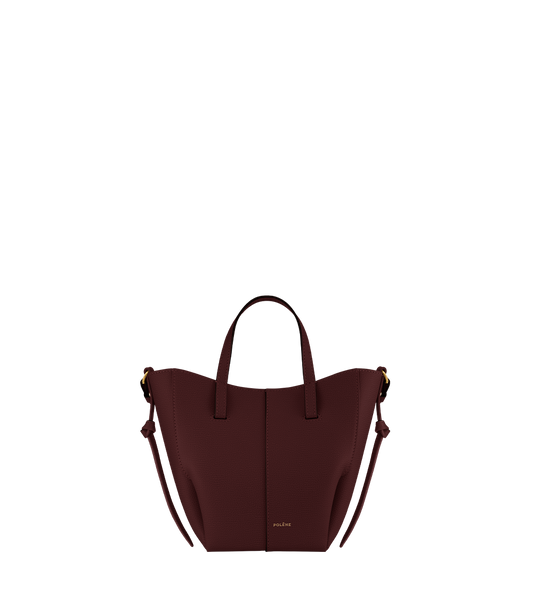 Cyme Tote Nano - Textured Black Cherry